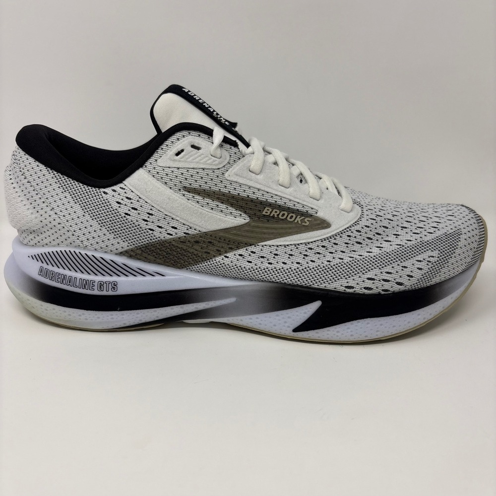 Brooks Adrenaline GTS 24 Mens Size 9 Wide White Running Shoes (1104372E126)